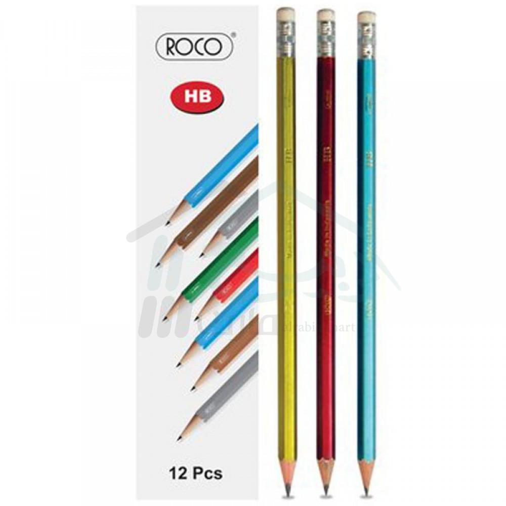 مجموعة قلم رصاص  روكو عالي الجودة 12 حبه