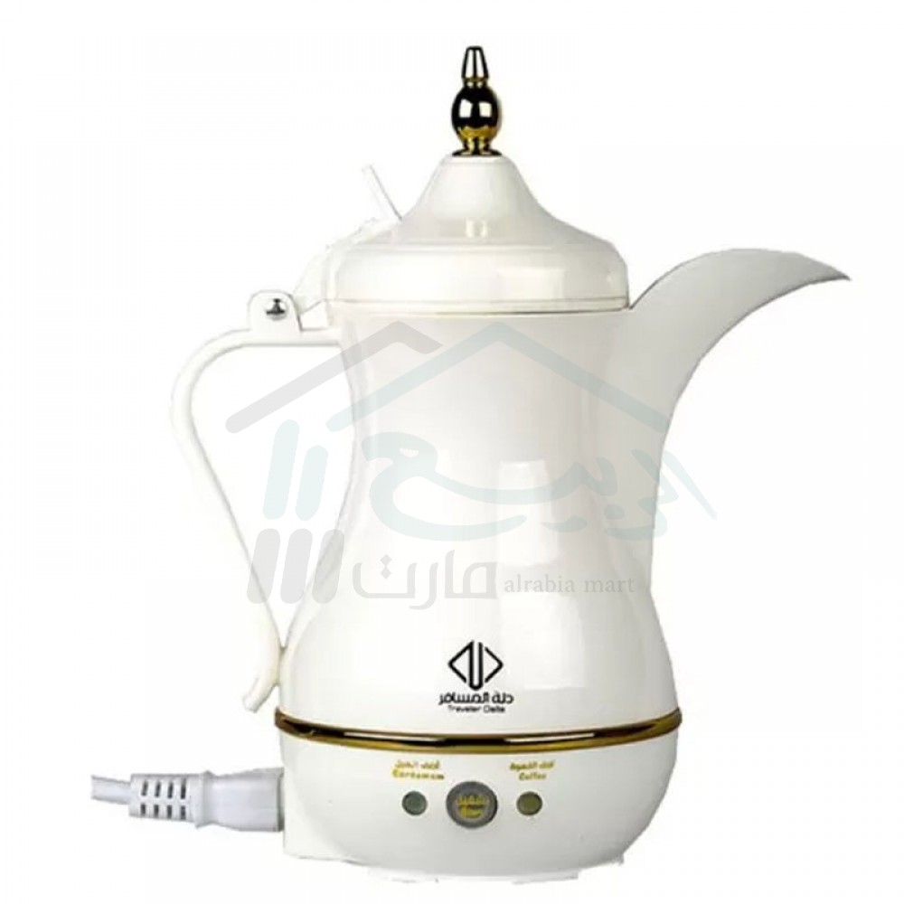 دلة المسافر - صانعة القهوة العربية الكهربائية - 850 واط - 400 مل