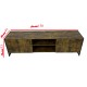 طاولة تلفاز خشب عسلي بهيكل حديد مقاس 150سم، رقم SFV30011