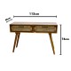   طاولة كونسول خشبية ذات درجين 115 سم * 76 سم :AB393