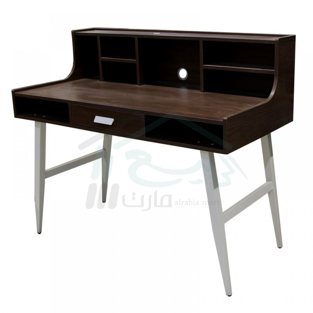  طاولة مكتب دراسي  خشبي بني أرجل ميلامين-120سم-OTVV9606