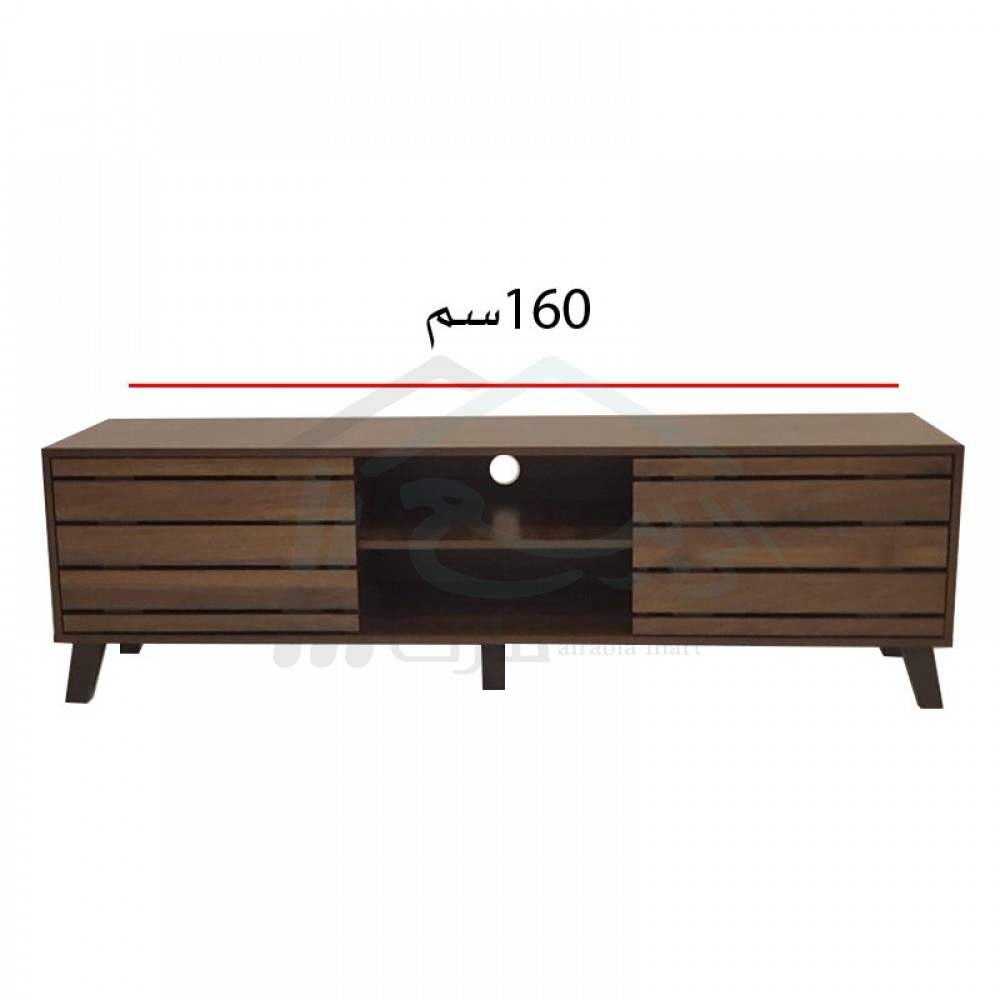  طاولة تلفاز  خشب بني مقاس 160 سم رقم: LF139