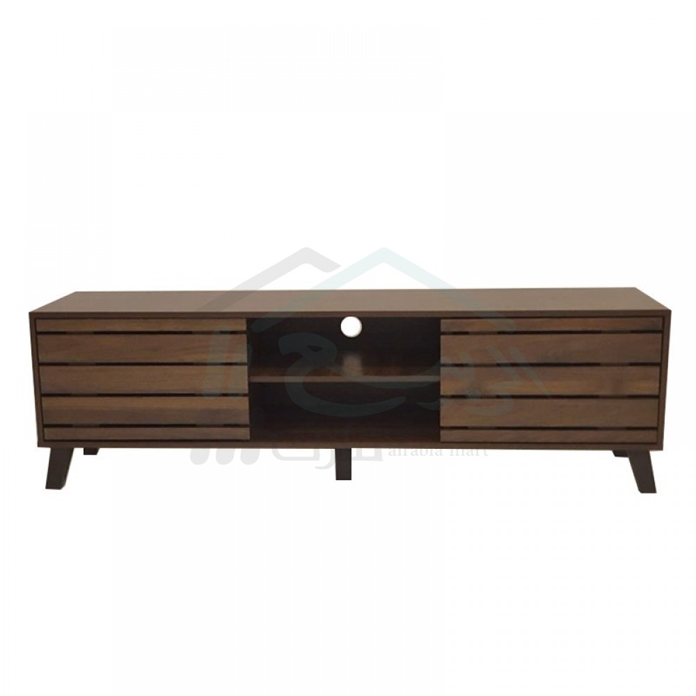  طاولة تلفاز خشب بني مقاس 180 سم رقم: LF139
