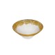 زبدية زجاج ثلجي حواف ذهبية غويط دائري مقاس: 12رقم521567
