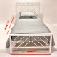 White iron bed size 190 * 90 cm No. M06