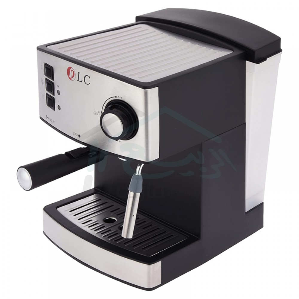 ماكينة قهوة اسبريسو من دي ال سي - 1.6 لتر، 850 واط رقم DLC-CM7307