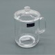 Glass Saucepan with Handle and Lid 300ml No. Q/DL0016