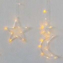 Ramadan decorative lamps in the shape of a crescent and a star, No. AD-1-886