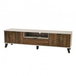 طاولة تلفاز خشب بني مقاس 160سم، رقم TV20541-2