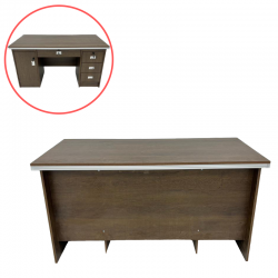 طاولة مكتب خشبي بني مقاس 140سم  رقم B9014DA