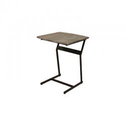 Gray wood iron structure tea table No. ZM2270