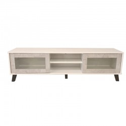 طاولة تلفاز خشب أبيض مقاس 160سم، رقم SY049-16W