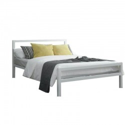 White iron bed, size 200 * 120 * 85 cm, No. SFR60003