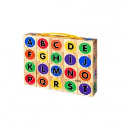 لعبة بازل خشبية للحروف والارقام الإنجليزية رقم 12479
