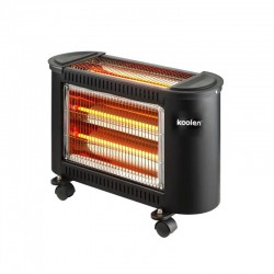  Double-sided black heater, 3 candles, 1800W