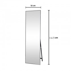  مرآة ستاند ارضية طولية موديل ارتقاع 165سم عرض 50 سم ، موديل : Z-02-1BLACK