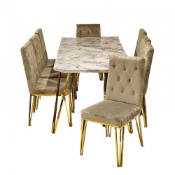 Modern and luxurious dining table No.: SR2981+SR2989