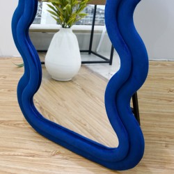  Full Length Vanity Mirror for Living Room,Modern Wavy Shape 170*70cm:TV-0