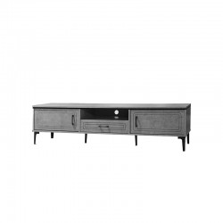 طاولة بلازما خشب مقاس 180سم TV031 GREY/WOOD