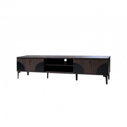 طاولة بلازما عصري خشب مقاس 180سم TV303 BROWN/WOOD/GREY