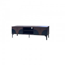 طاولة بلازما عصري مقاس 140سم /TV303 GREY/BROWN/WOOD