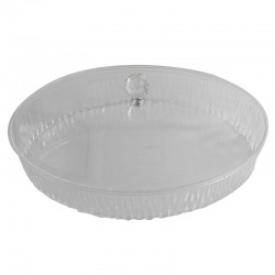   Oval  acrylic cake plate with cover size 43 cm