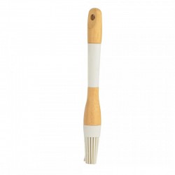  3002373 Silicone oil brush with wooden handle