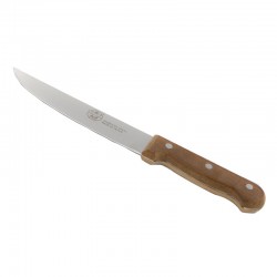 سكين ياباني من الأستانلس أستيل  يد خشب 