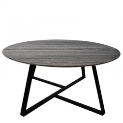  Circular wood table