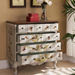   Coffe corner with drawers of luxurious wood, elegant and attractive