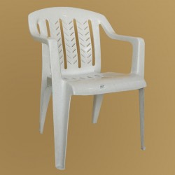 كرسي بلاستيك - ميكي- ابيض موديل9600