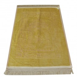 Ceramic prayer rug 120 * 80 cm dark yellow