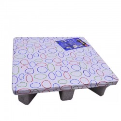 طاولة فلين أرضية  مربع متعددة الألوان مقاس: 90*90سم