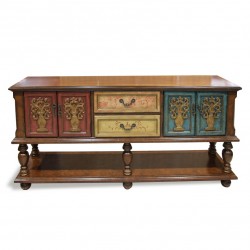 Luxurious Majlis Table 4 Doors 2 Drawers Decorated Model: 3163