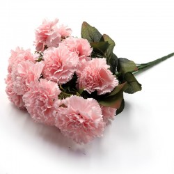   Pink Carnation Holder 18 Industrial Branches for Party, Office and Home Decoration -CR-006