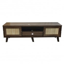  طاولة تلفاز خشب  بني مقاس 160 سم رقم: TV-7036