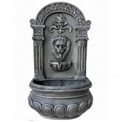 Large Silver Lion wall fountain: 1-5000