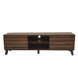 طاولة تلفاز خشب بني مقاس 180 سم رقم: LF139