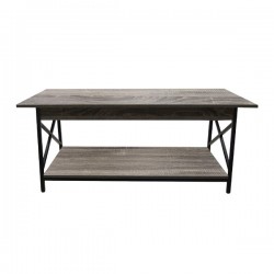 طاولة فردي خشب هيكل حديد لون رمادي رقم: 2203