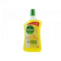 ديتول 3*منظف الارضيات القوي برائحة الليمون 900مل