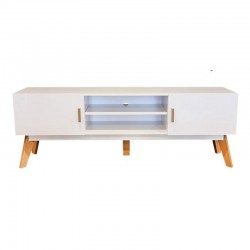  طاولة تلفاز  خشب  أبيض مقاس 160 سم رقم: EM-TV2203