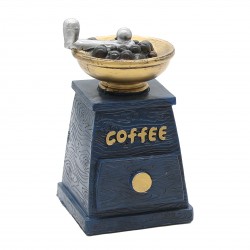 تحفة تراثية شكل مطحنة القهوة لون كحلي ذهبي رقم 220553