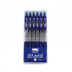 طقم أقلام جاف أزرق من لينو 12 حبة مقاس 0.7 رقم LE-0239-07