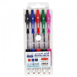 طقم أقلام حبر  - لينو - 0.7 مم، 5 حبة رقم LE-0247