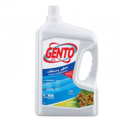 Gento Cleaner, Disinfectant and Surface Polisher, Pine Scent 3 Liter