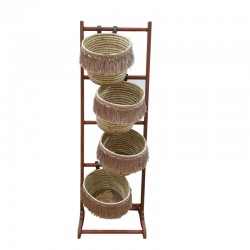 Baskets with a wooden stand 4 floors No.: 560125